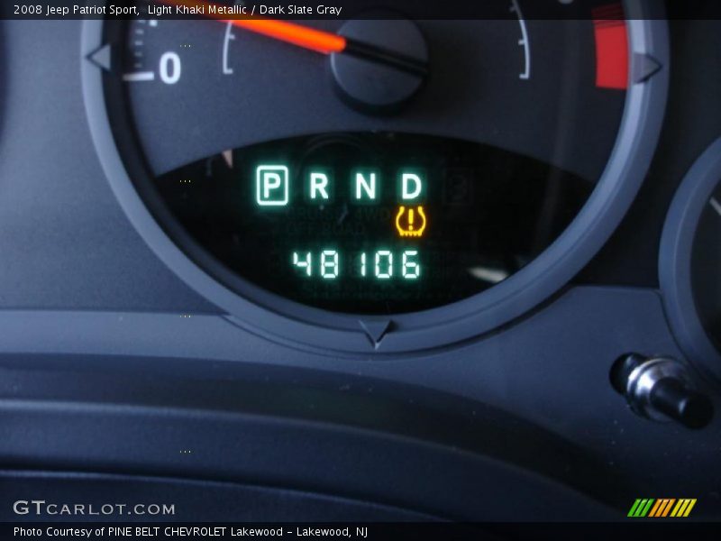 Light Khaki Metallic / Dark Slate Gray 2008 Jeep Patriot Sport