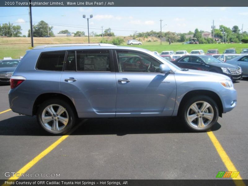 Wave Line Blue Pearl / Ash 2010 Toyota Highlander Limited