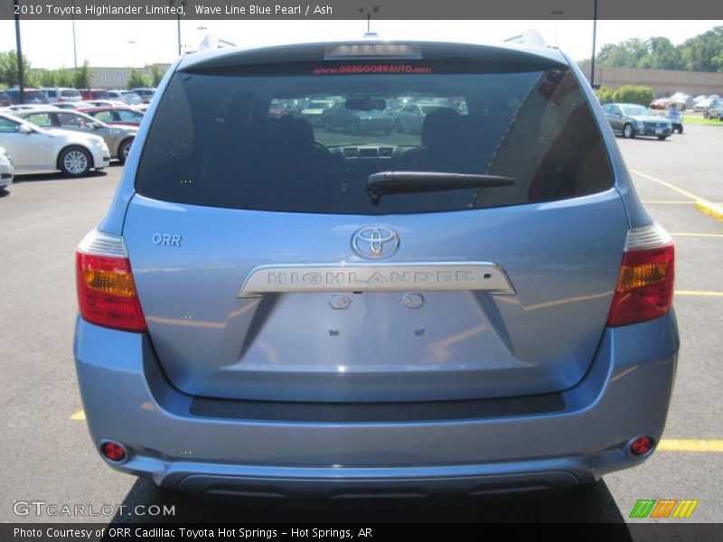 Wave Line Blue Pearl / Ash 2010 Toyota Highlander Limited