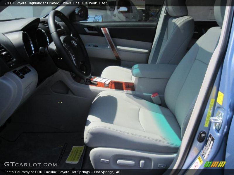 Wave Line Blue Pearl / Ash 2010 Toyota Highlander Limited