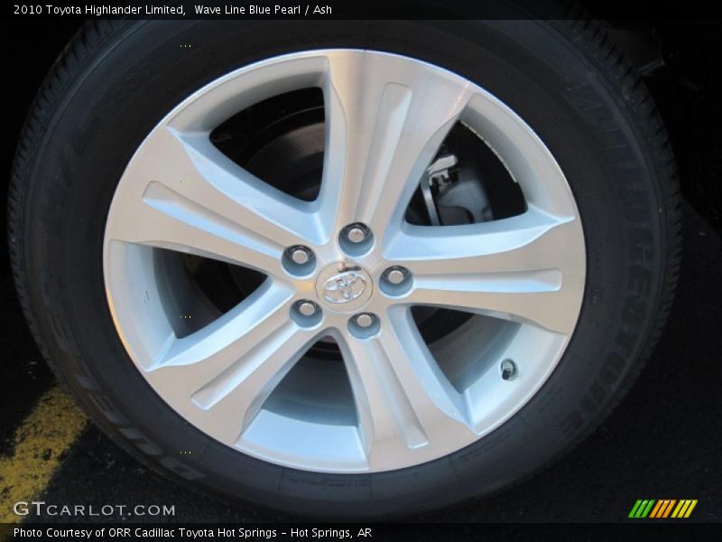 Wave Line Blue Pearl / Ash 2010 Toyota Highlander Limited