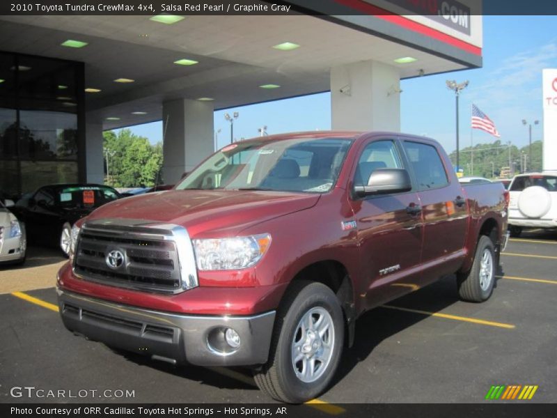 Salsa Red Pearl / Graphite Gray 2010 Toyota Tundra CrewMax 4x4