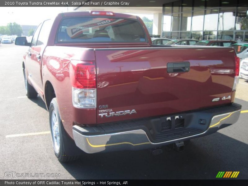 Salsa Red Pearl / Graphite Gray 2010 Toyota Tundra CrewMax 4x4