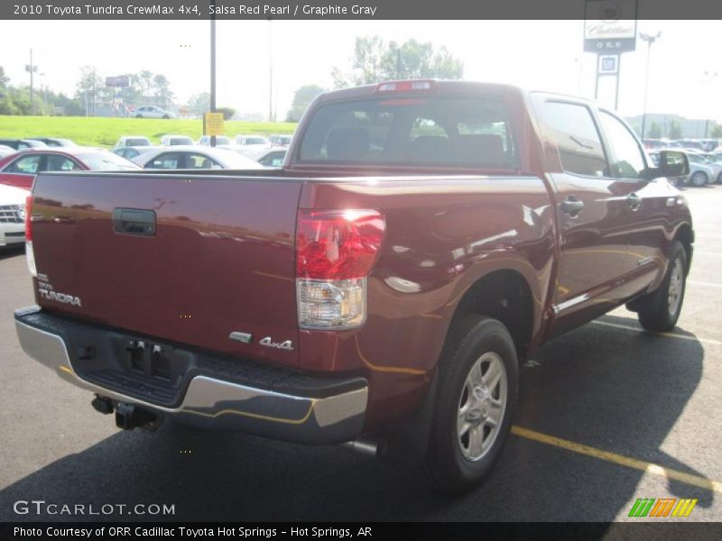 Salsa Red Pearl / Graphite Gray 2010 Toyota Tundra CrewMax 4x4