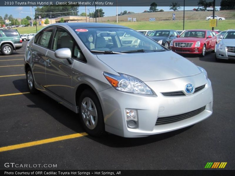Classic Silver Metallic / Misty Gray 2010 Toyota Prius Hybrid III