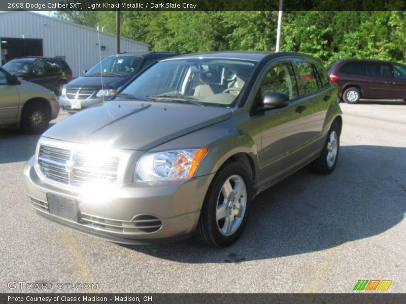 Light Khaki Metallic / Dark Slate Gray 2008 Dodge Caliber SXT