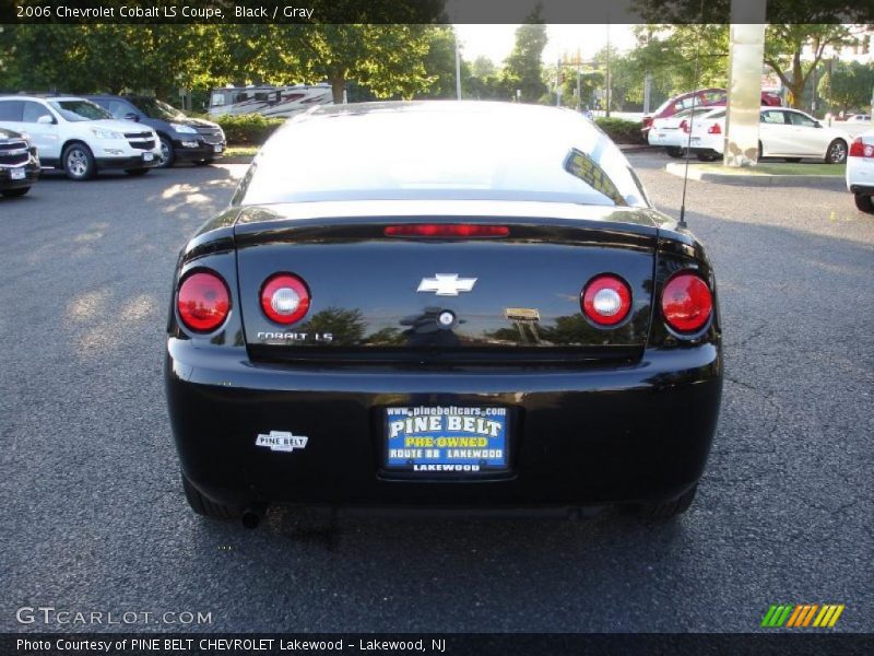 Black / Gray 2006 Chevrolet Cobalt LS Coupe