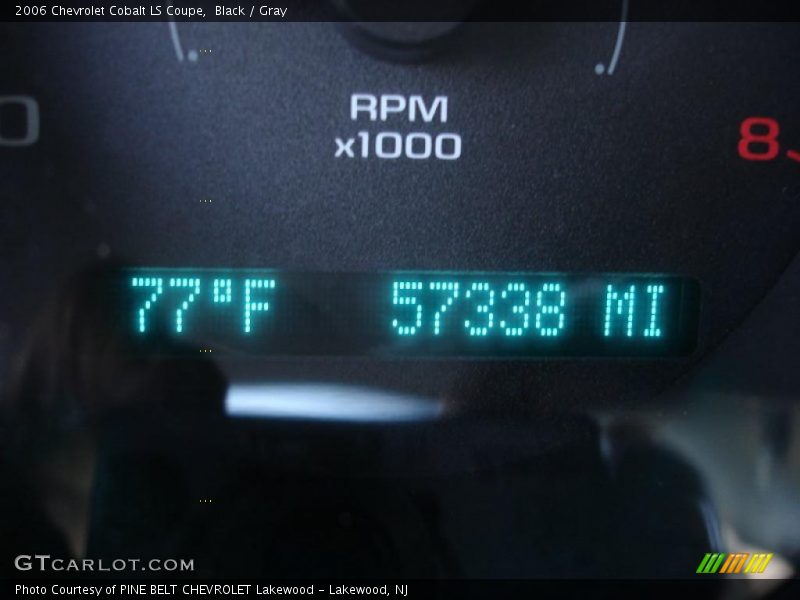 Black / Gray 2006 Chevrolet Cobalt LS Coupe