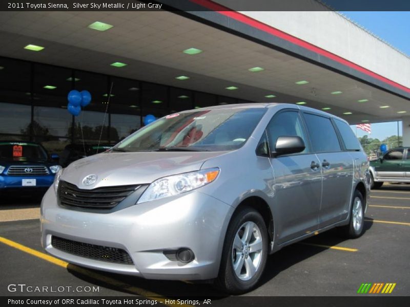 Silver Sky Metallic / Light Gray 2011 Toyota Sienna