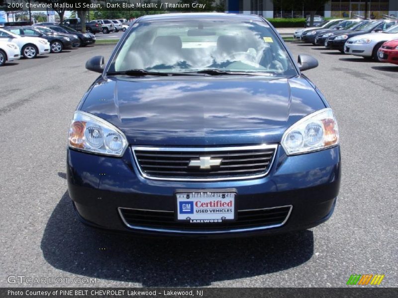 Dark Blue Metallic / Titanium Gray 2006 Chevrolet Malibu LS Sedan