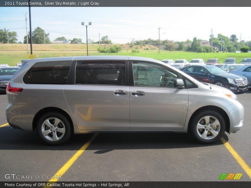 Silver Sky Metallic / Light Gray 2011 Toyota Sienna