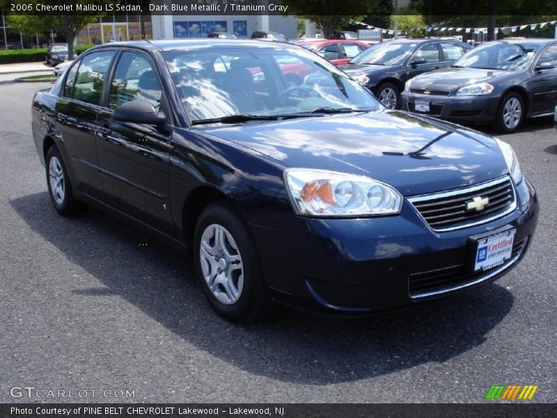 Dark Blue Metallic / Titanium Gray 2006 Chevrolet Malibu LS Sedan