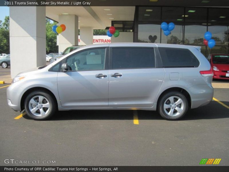 Silver Sky Metallic / Light Gray 2011 Toyota Sienna