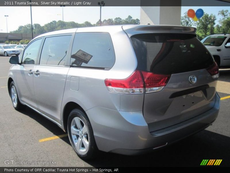 Silver Sky Metallic / Light Gray 2011 Toyota Sienna