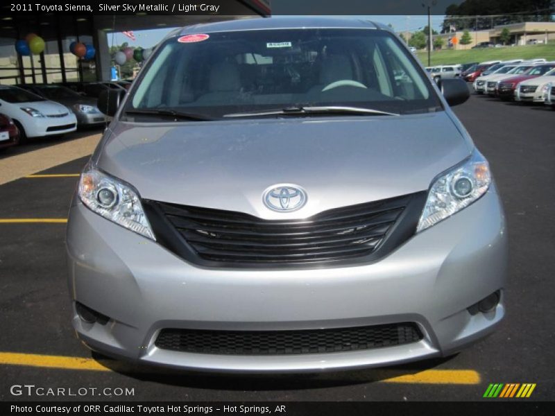 Silver Sky Metallic / Light Gray 2011 Toyota Sienna