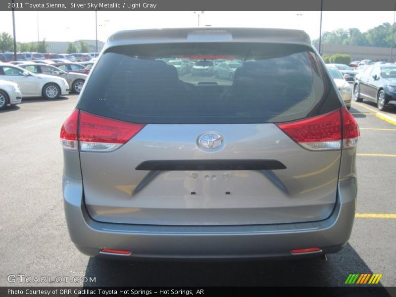 Silver Sky Metallic / Light Gray 2011 Toyota Sienna