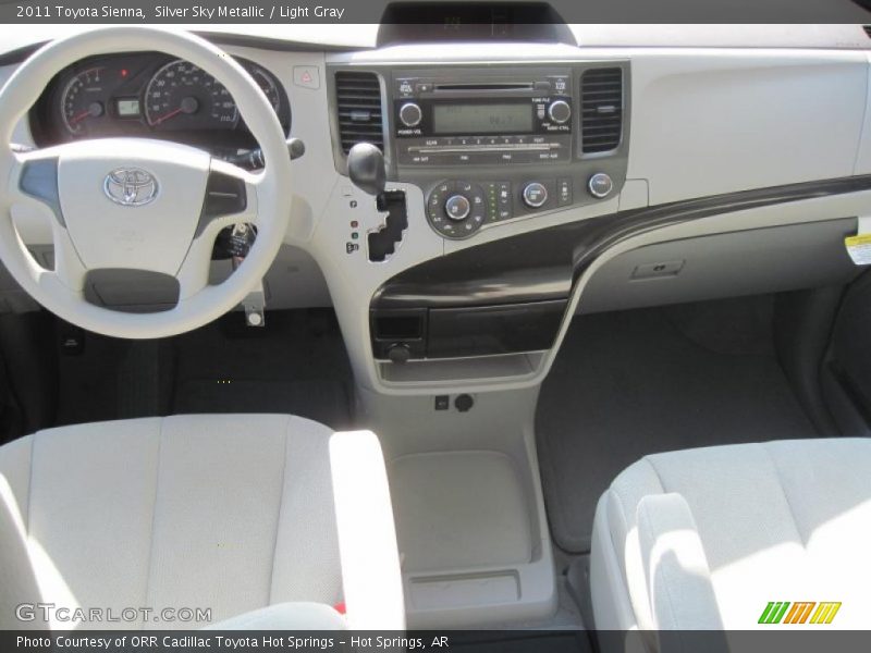 Silver Sky Metallic / Light Gray 2011 Toyota Sienna