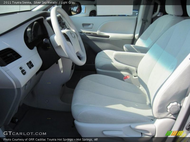 Silver Sky Metallic / Light Gray 2011 Toyota Sienna