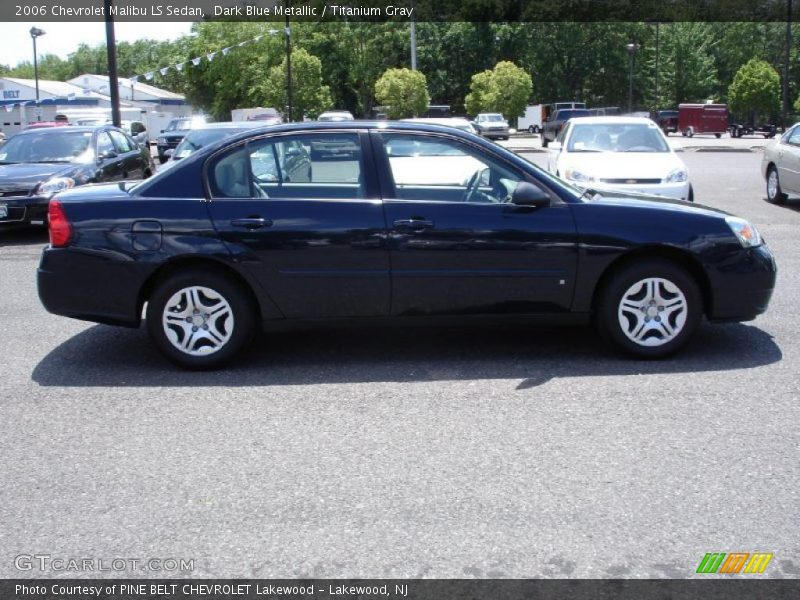 Dark Blue Metallic / Titanium Gray 2006 Chevrolet Malibu LS Sedan