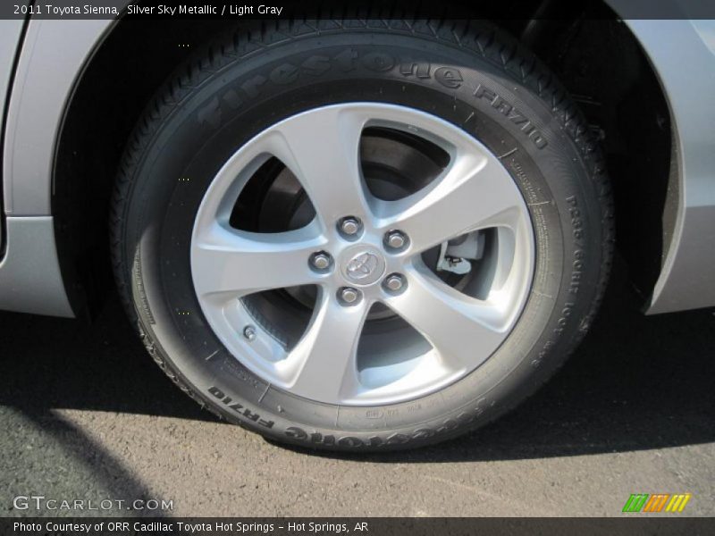 Silver Sky Metallic / Light Gray 2011 Toyota Sienna