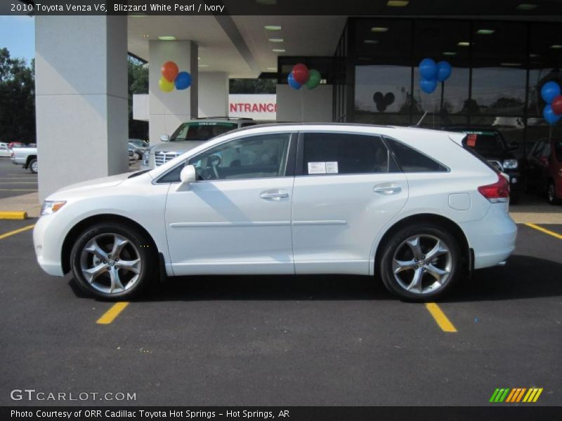 Blizzard White Pearl / Ivory 2010 Toyota Venza V6