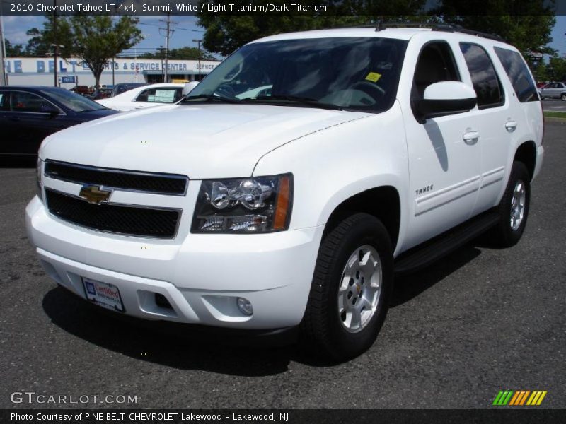 Summit White / Light Titanium/Dark Titanium 2010 Chevrolet Tahoe LT 4x4