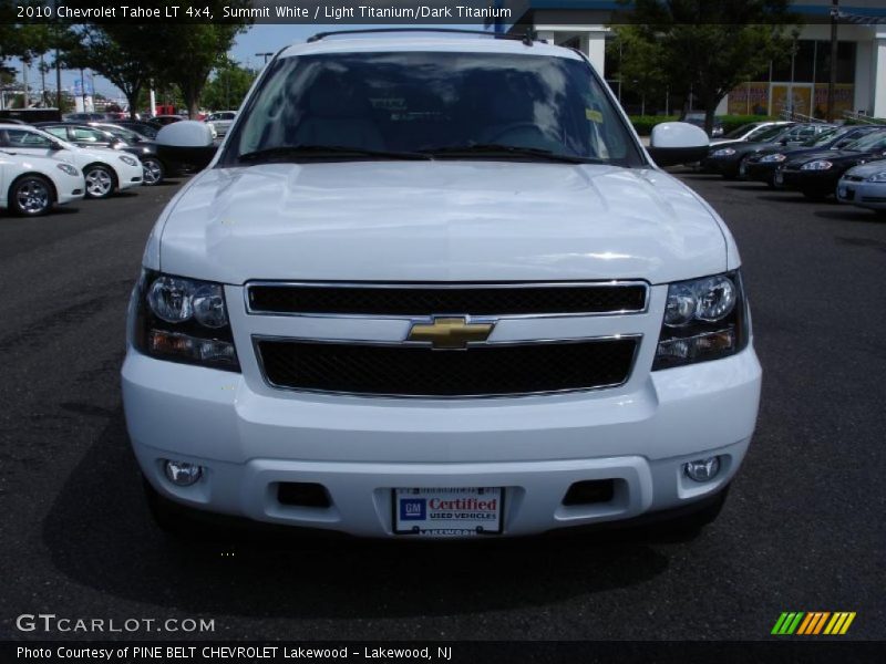 Summit White / Light Titanium/Dark Titanium 2010 Chevrolet Tahoe LT 4x4
