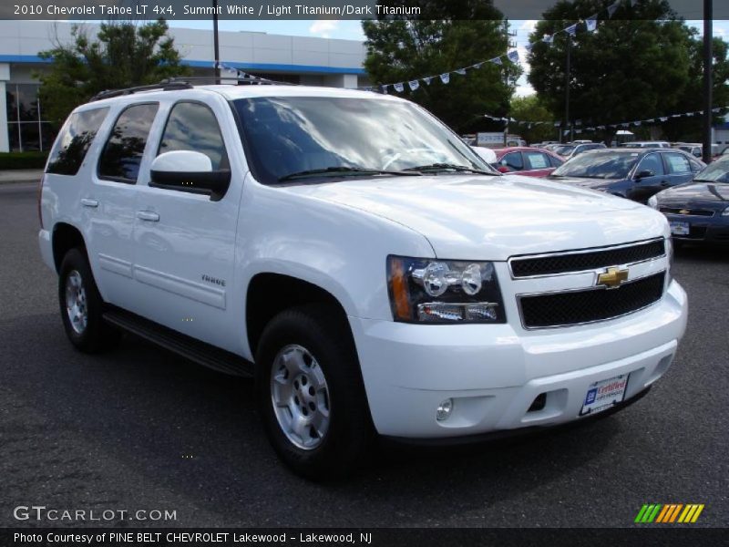 Summit White / Light Titanium/Dark Titanium 2010 Chevrolet Tahoe LT 4x4