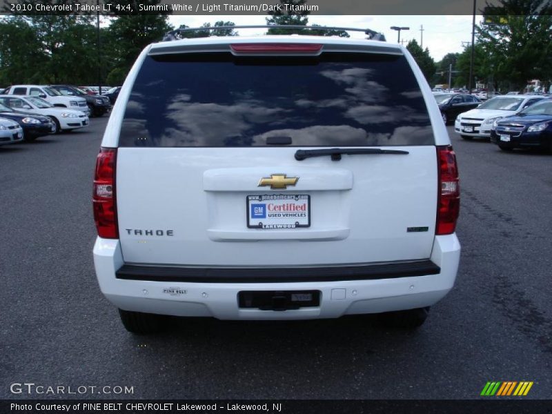 Summit White / Light Titanium/Dark Titanium 2010 Chevrolet Tahoe LT 4x4