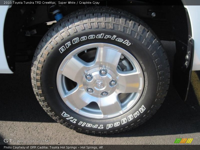 Super White / Graphite Gray 2010 Toyota Tundra TRD CrewMax