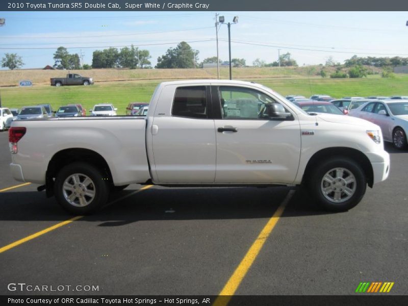 Super White / Graphite Gray 2010 Toyota Tundra SR5 Double Cab