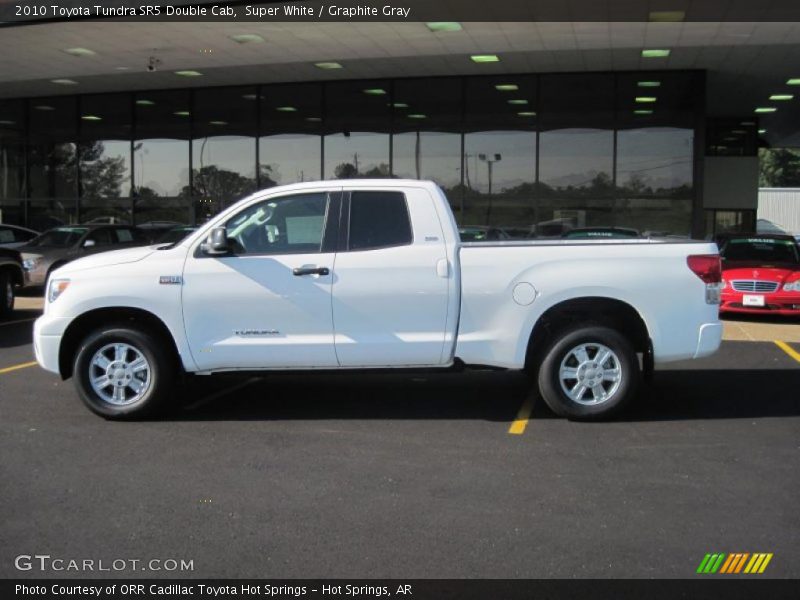 Super White / Graphite Gray 2010 Toyota Tundra SR5 Double Cab