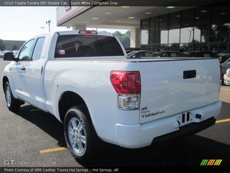 Super White / Graphite Gray 2010 Toyota Tundra SR5 Double Cab
