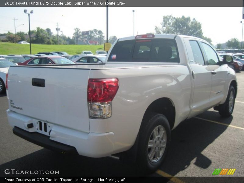 Super White / Graphite Gray 2010 Toyota Tundra SR5 Double Cab