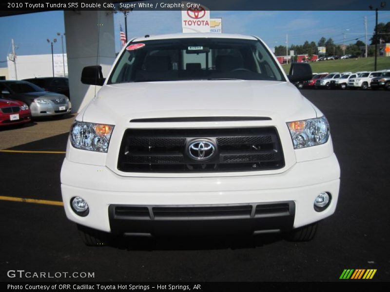 Super White / Graphite Gray 2010 Toyota Tundra SR5 Double Cab