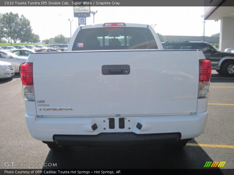 Super White / Graphite Gray 2010 Toyota Tundra SR5 Double Cab