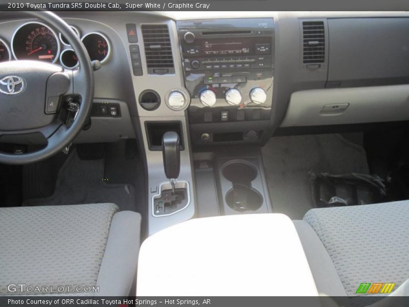 Super White / Graphite Gray 2010 Toyota Tundra SR5 Double Cab