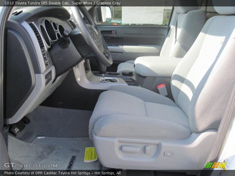 Super White / Graphite Gray 2010 Toyota Tundra SR5 Double Cab