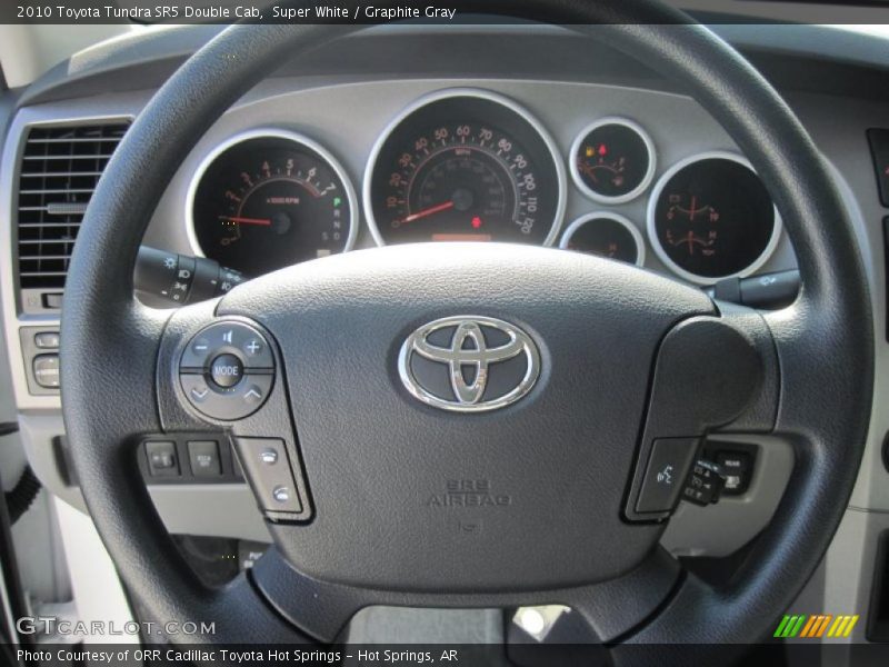 Super White / Graphite Gray 2010 Toyota Tundra SR5 Double Cab