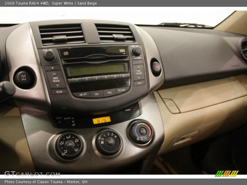 Super White / Sand Beige 2009 Toyota RAV4 4WD