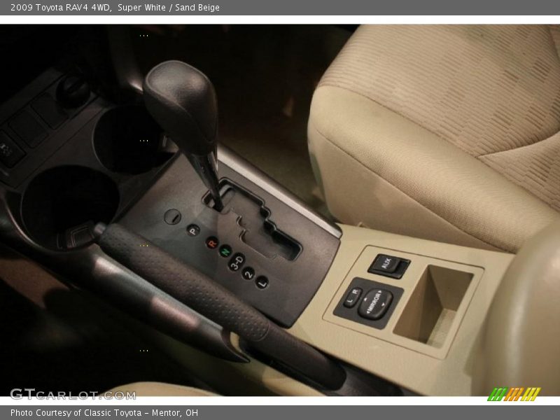 Super White / Sand Beige 2009 Toyota RAV4 4WD