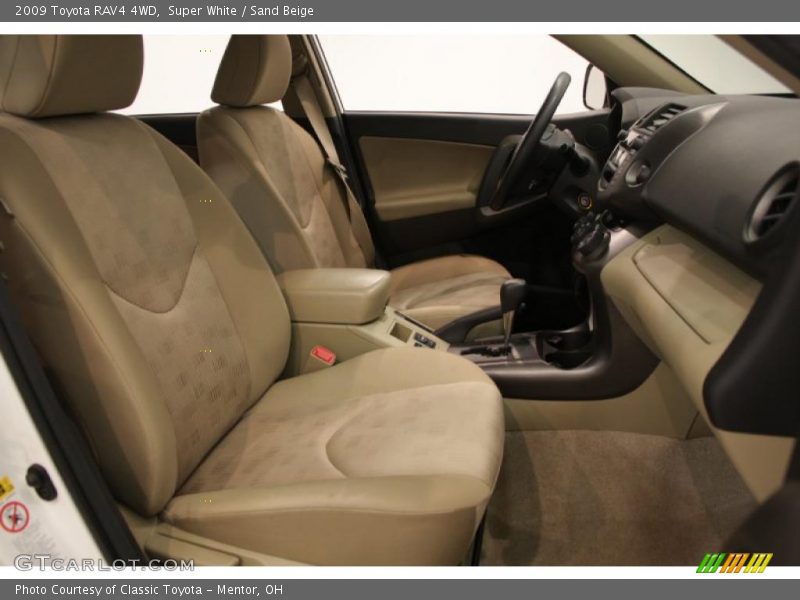 Super White / Sand Beige 2009 Toyota RAV4 4WD