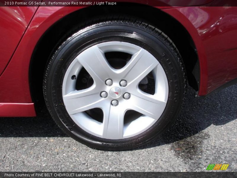 Performance Red Metallic / Light Taupe 2010 Pontiac G6 Sedan