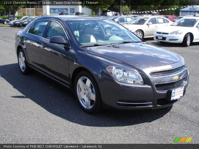 Taupe Gray Metallic / Titanium 2010 Chevrolet Malibu LT Sedan