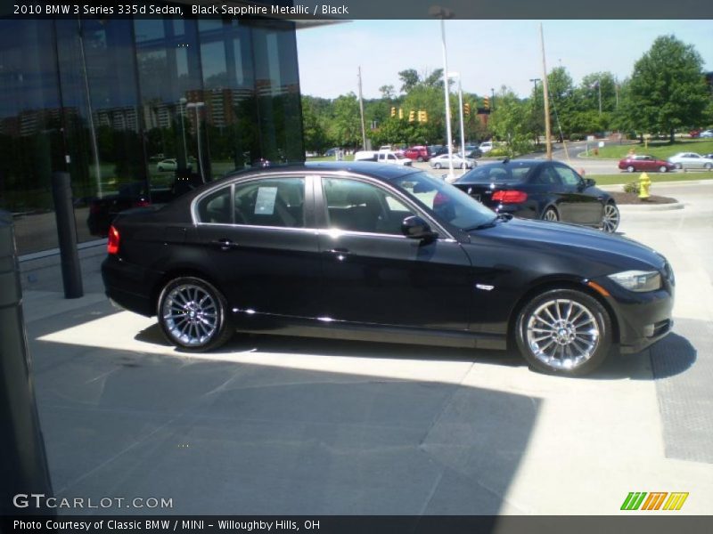 Black Sapphire Metallic / Black 2010 BMW 3 Series 335d Sedan