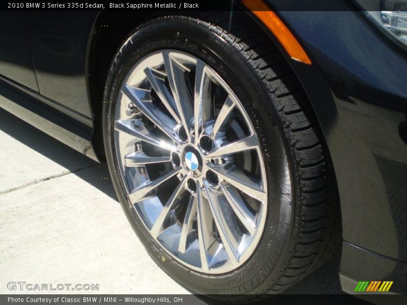 Black Sapphire Metallic / Black 2010 BMW 3 Series 335d Sedan