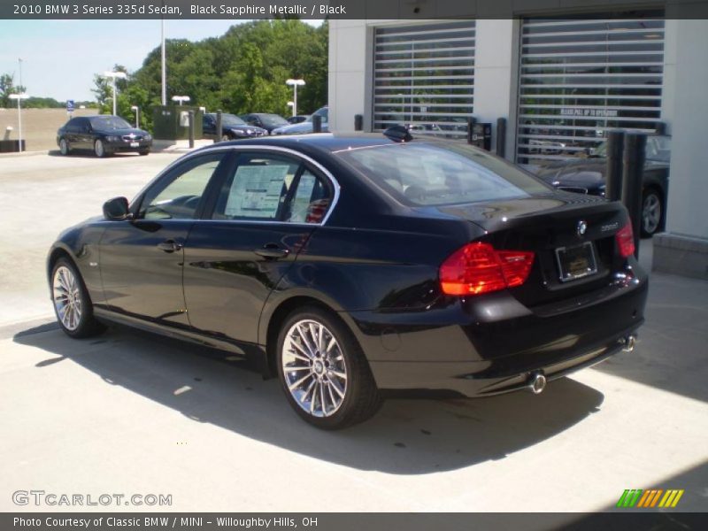 Black Sapphire Metallic / Black 2010 BMW 3 Series 335d Sedan