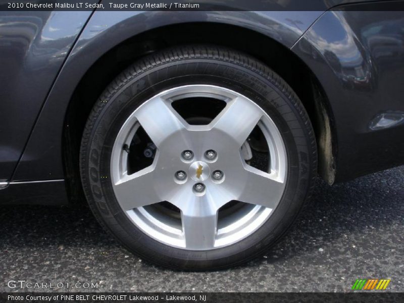 Taupe Gray Metallic / Titanium 2010 Chevrolet Malibu LT Sedan