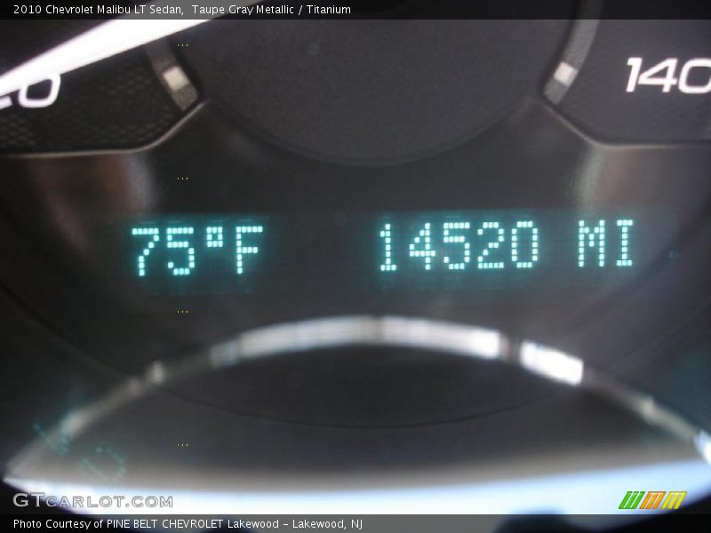 Taupe Gray Metallic / Titanium 2010 Chevrolet Malibu LT Sedan