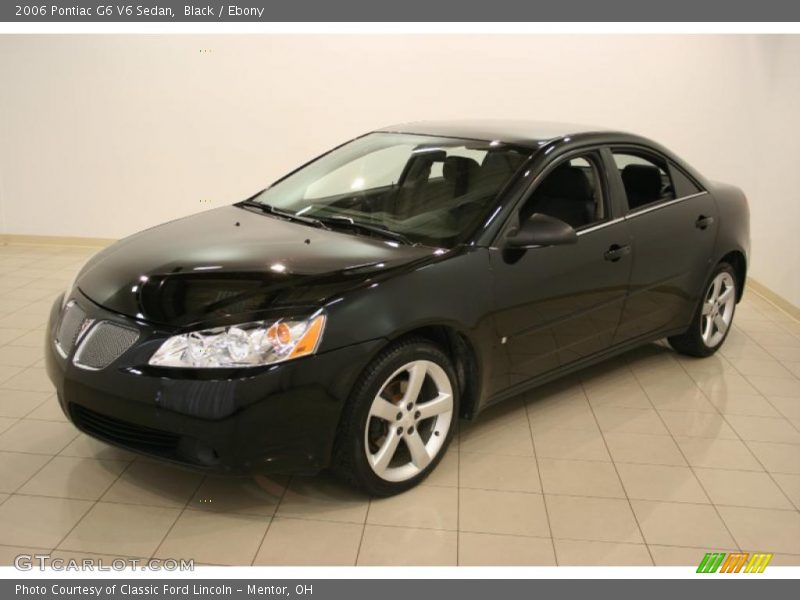 Black / Ebony 2006 Pontiac G6 V6 Sedan